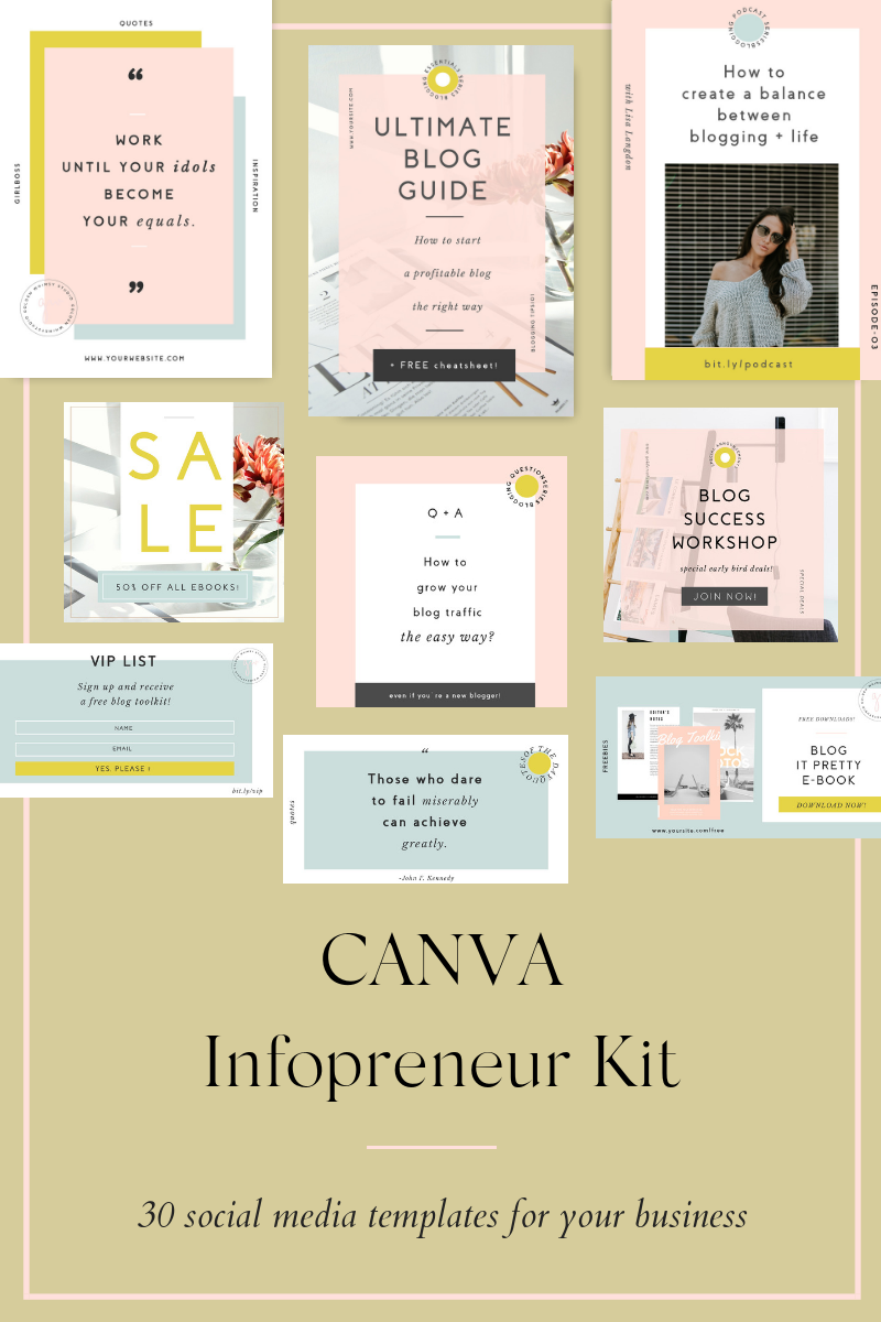 CANVA Infopreneur Kit Social Media 76167